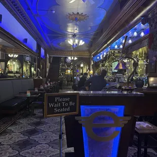 the bar