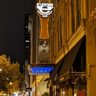 the entrance to the pub