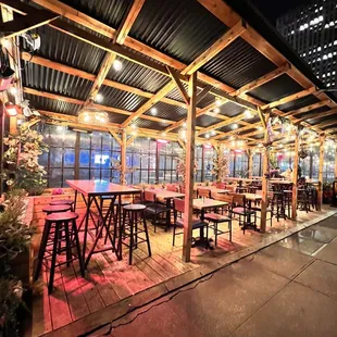 Outside seating
