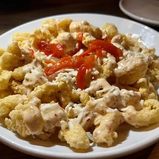 Cornmeal crusted calamari