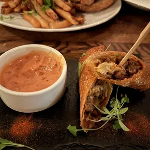 Cheeseburger Egg Rolls