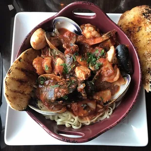 Seafood Pasta Plate