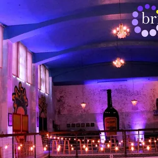 Brighten Up Event Lighting | Elks Tower Sacramento Purple Uplighting