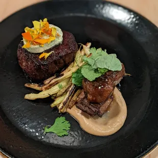 The Duo: Filet (left) and Short-rib (right)
