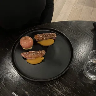 Lightly smoked duck breast