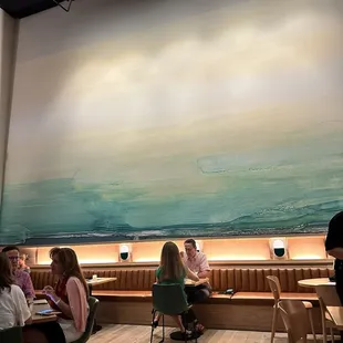 Spacious and comfortable dining area