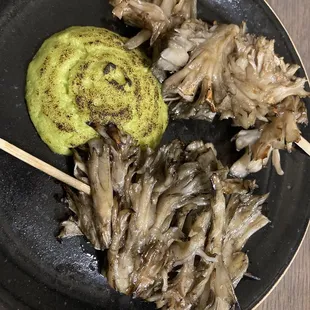 Mushroom a la carte dish on the winter menu