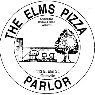 Elm's Pizza Logo