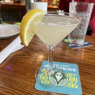 Lemon drop martini