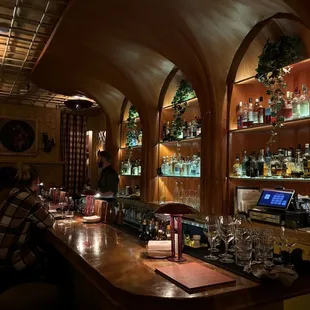 The bar is so cute!
