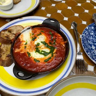 Baked Eggs in Purgatory