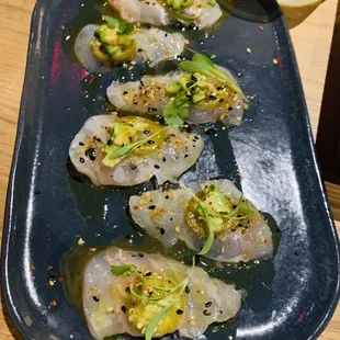 Hamachi Crudo