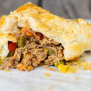 a pulled pork sandwich