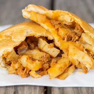 a close up of a sandwich