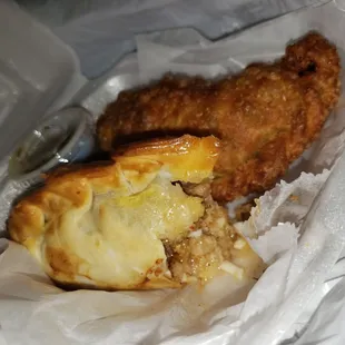 O.M.G These Empanadas are AMAZING!! Flavorful, Crispy,  Buttery, Fresh!. I had the Fish, Chicken and Beef empanadas. Enjoyed every bite!