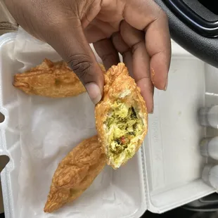 Curry Chicken Empanada