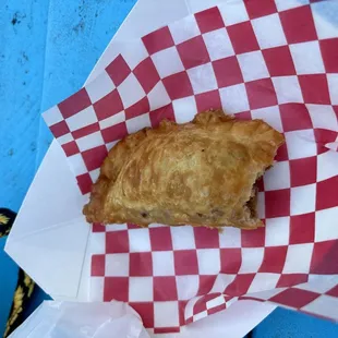 Delicious crunchy empanada!