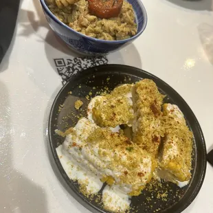 Afro-Street Corn and Jumbo Seafood Salad