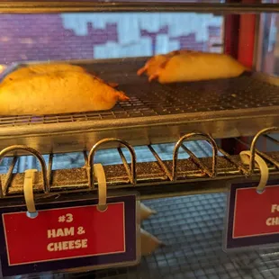 Ham &amp; Cheese Empanada, Four Cheese Empanada