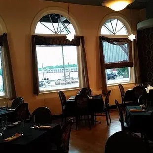 River views await you while you dine in casual elegance.