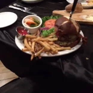 A burger isnt just a burger at the empire.  We grind our own beef and use locally sourced organic vegetables where possible.