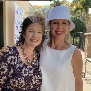 With Karen Mertes at Spring Chari-Tea