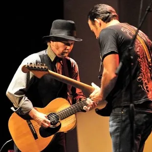Roy Rogers &amp; Tommy Castro on stage at the Empress.