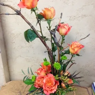 Modern Rustic Roses