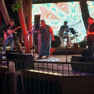 Cool stage with special effects