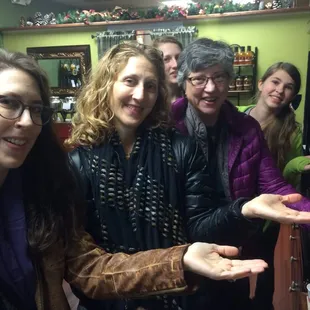 a group of people posing for a picture