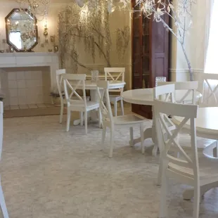 This area would be great for something like a bridal shower.