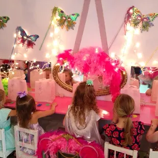 Gift bag decorating!