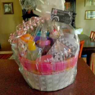 Baby Baskets Diaper Cakes Plush animals balloon arrangements and more.