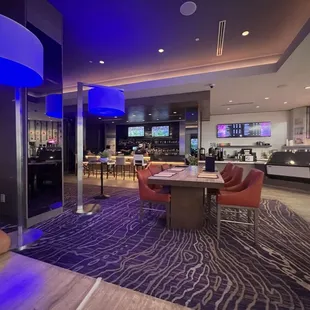 interior, sushi and sashimi