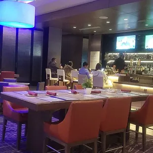 interior, sushi and sashimi