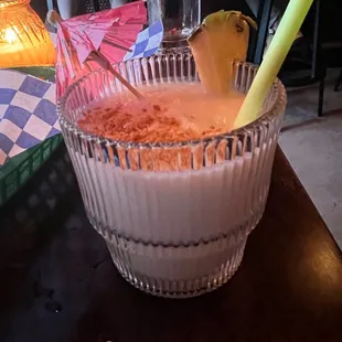 Pina Colada slushie