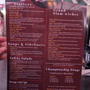 Current menu (04/07/24)