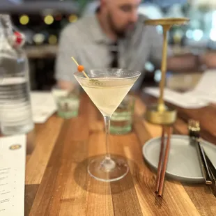 Truffle dirty martini