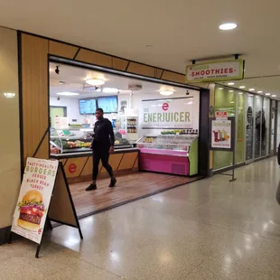 Stall downstairs inside Suburban Station