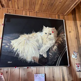  a painting of a cat