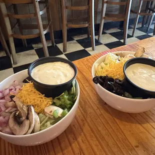 Toss salad split for two