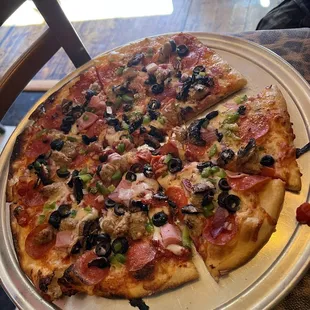 Their most popular pizza