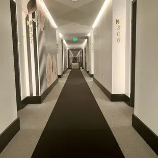 Hallway to rooms