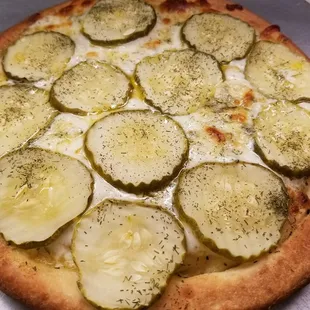 Pickle Pizza.....Yum!!