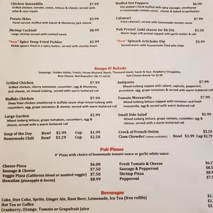 Menu Front