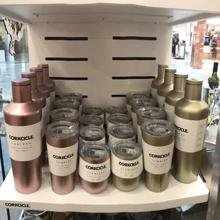 We've got a great selection of Corkcicle tumblers, wine, champagne and canteens in stock in various colors. These come out great engraved!