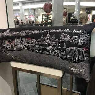 These NOLA by day/night lumbar pillows are just some of the great home decor items we carry in the store!