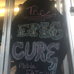The establishment&apos;s name!