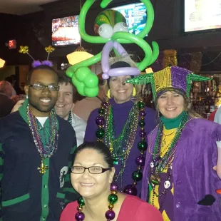 We are ready for the #paradeofbeads for #MardiGras at the @epicentrenc #clt #geam