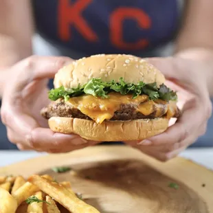 Delicious Burgers at Epicurean in Kansas City